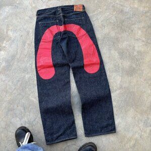 Vintage 00s Evisu Diacock Selvedge Jeans 36